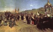 Ilya Repin Religious Procession in the Province of Kursk china oil painting artist